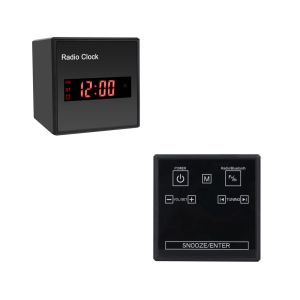 Bluetooth FM Radio 1080P Alarm Clock Hidden Camera Motion Detected