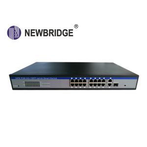 19 Ports Industrial Ethernet Switch , Power Over Ethernet Switch 2*10/100/1000M