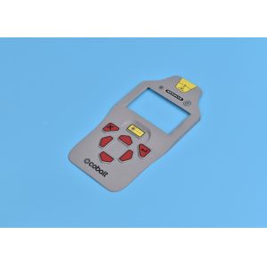 Custom Shape Rubber Membrane Switch For Backlight Application / Automotive