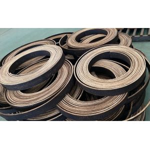 Black Brake Lining Roll Mooring Winch Brake Lining Black Color Woven Brake