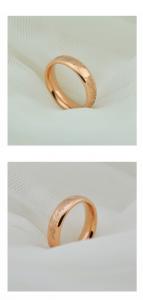 Cheap Fashion women jewelry titanium steel ring rose gold plating bands finger ring  for sale