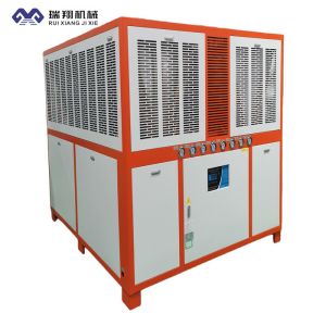 China 125HP Air Cooled Industrial Chiller 3 Phase With High Efficiency on sale