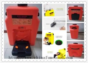 China 304 SUS SS Laboratory Fittings Safety Portable Emergency Eyewash Station Customized Color on sale