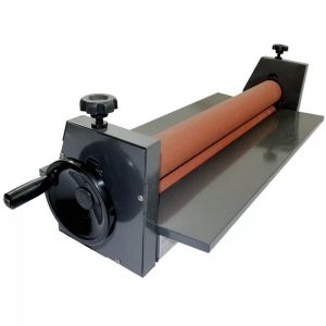 Rubber Rollers 29.5 Inch Manual Roll Laminating Machine Max. Laminating
