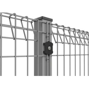 6ft BRC PVC Coated Wire Mesh Fence Black