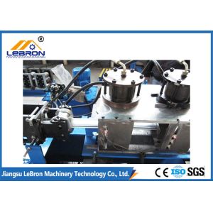 2018 New type Blue color Door Shutter Roll Forming Machinemade in china PLC