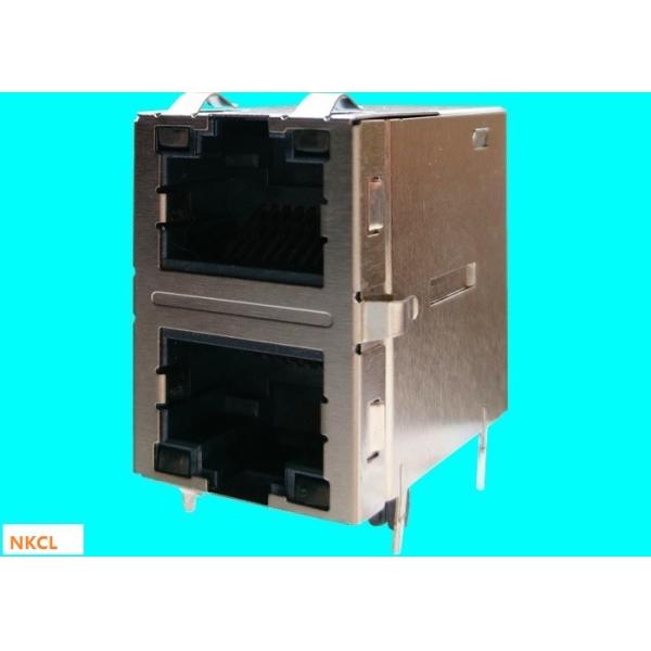 Quality RM3-148A8M1F Stacked 2x1 Port RJ45 With Transformer LPJ17206AGNL 10 / 100Base-T wholesale