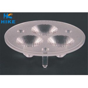 Mirrored Surface Led Spotlight Lens ,3528 LED PMMA Optical Lens For Ceiling