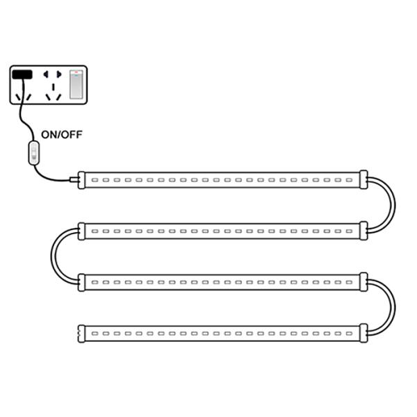 20w Greenhouse Grow Lights Led Herb Grow Light Size 90cm For Indoor Farming