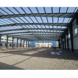 Customizable Versatile Steel Frame Warehouse Construction With Sandwich Panel Roof Cladding