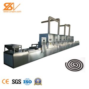 China PLC Microwave Drying Equipment 1800 Kg / H  For Mosquito Repellent Incense on sale