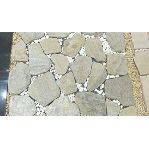 Tumbled Rustic Quartzite Random Flagstone Irregular Flagstone Wall Landscaping