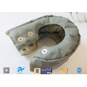 25mm Gray Removable Customized Heater Exhaust Turbines Thermal Insulation Jacket