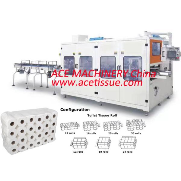 Quality Troubleless And Labor Saving Kitchen Towel Tissue Paper Packing Machine Heavy Duty Machine Structure Up To 850mm PE Bag Dimensions With Air Hole wholesale