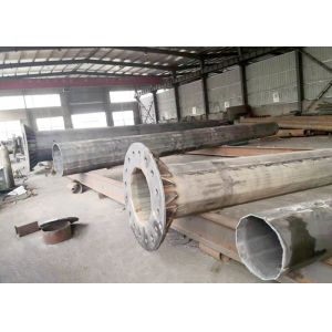High Power Light Post Foundation 20m 30m Hot Rolled Steel Q235 Q345 Material