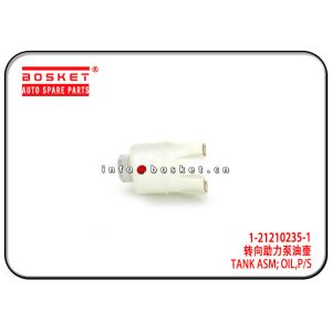 China Power Steering Oil Tank Assembly For ISUZU 10PE1 CXZ81K 1-21210235-1 1-21210195-2 1212102351 1212101952 on sale
