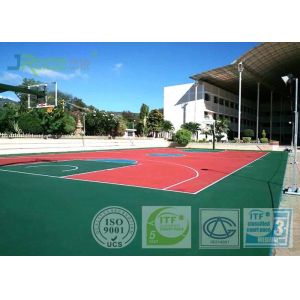 University Stadium Basketball Sport Court Materials PU Surfacing High Elasticity