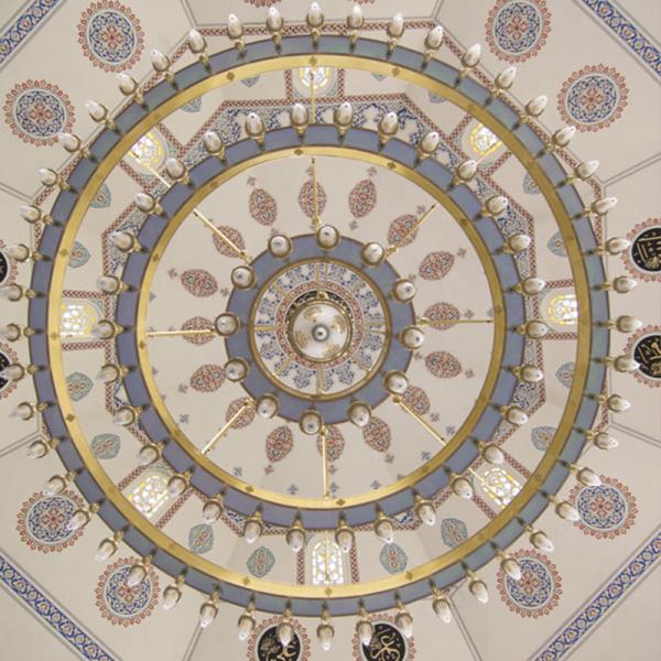 Custom made design mosque Islam copper crystal lighting islamic chandelier(WH-DC-53)