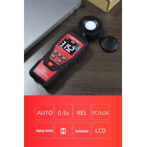 100000 Lux 2000000 Counters Digital Lux Meter , Lux Light Meter