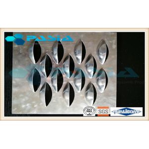 Fish Scale Pattern Perforated Aluminum Plate , Architectural Aluminum Panels