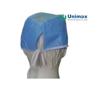 Unimax Medical SMS Disposable Non Woven Cap with Ties ISO13485