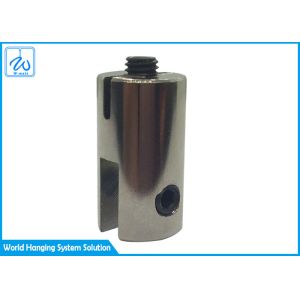 Durable Adjustment Art Cable Hanging System Glass Cable Shelf For Signage