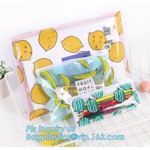 cloth bag boutique packaging slide zip lock plastic bag with slider, Slide Zip