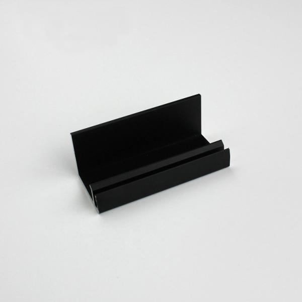 Quality Black Anodizing Aluminium Extrusion Profile For Frameless Solar Panel with CNC Machining wholesale