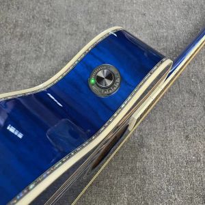 Custom Solid East Indian Rosewood Back Side OM Acoustic Guitar with Double