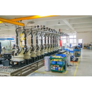 Plastic Injection Pallet Stacking Robotic Arm Automatic Welding Robot Palletizer