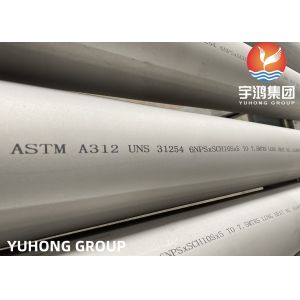 Super Duplex Steel Seamless Pipe EN 10216-5 W.Nr. 1.4547 / 1.4462 / 1.4410 / 1