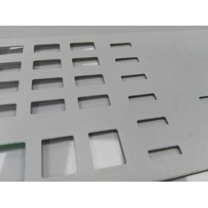 Custom PET Polyester Graphic Overlay With Rectangular Window , Touch Keys