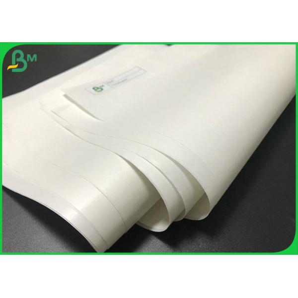 Food Grade Approved 38gsm 40gsm Anti Grease White Kraft Paper Roll 90cm 125cm Food Grade Approved 38gsm 40gsm Anti Grease white Kraft paper roll 90cm 125cm