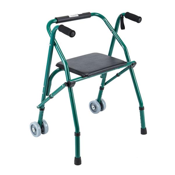 Quality Aluminum Alloy Medical Foldable Mobility Walking Aids With Wheels wholesale