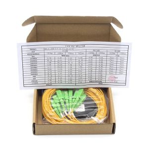 1M 1.5M Pigtails Plc Fiber Splitter 1x16 Optical Splitter FTTH FTTX PON LAN