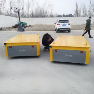 5 Tons Multidirectional Electric Transfer Cart With Hydraulic Lifting System