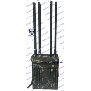 High Power 90 watt 2000m GPS WIFI5.8G Backpack UAV Jammer