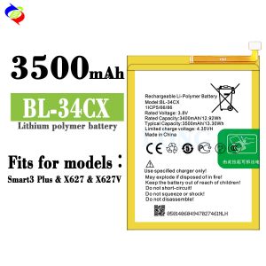 Double IC Protection BL-34CX X627 3500mAh Rechargeable Battery for Infinix Smart