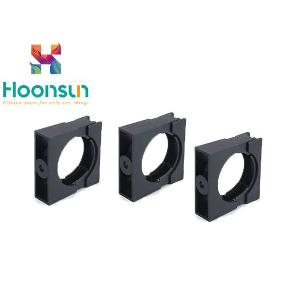 Quality Customized Conduit Plastic Pipe Clamps Bracket Black Bellows Fixed Frame wholesale