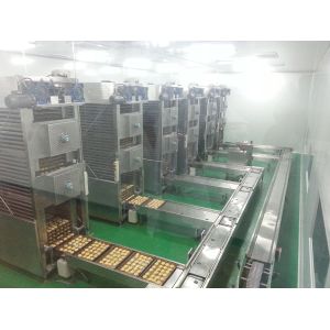 Independent Temperature Control 380V Egg Yolk Cake Bakery Machinery And