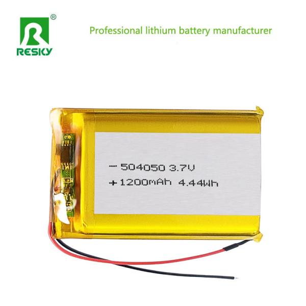 Lithium Ion Rechargeable Batteries 504050 3.7v 1200mAh 4.44wh Lithium Battery