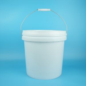China Rounded Molded Plastic Bucket with Seal Lid Various Capacity and Packaging Options on sale