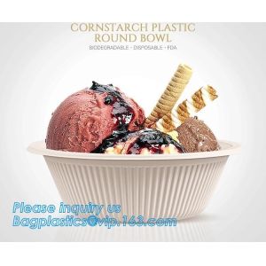 Corn Starch Eco-friendly Microwave Hot Sale Custom Biodegradable Bowl With Lid,Dinnerware corn starch biodegradable disp