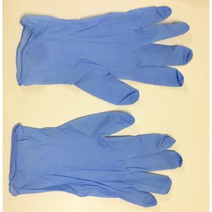 China Biodegradable Powder Free CE Long Cuff Nitrile Gloves on sale