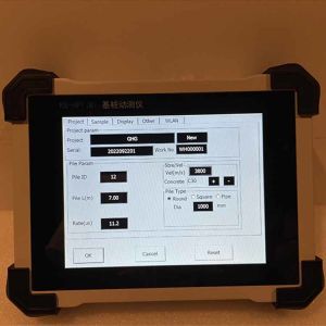 ODM High Strain Dynamic Pile Load Test Electronic Reflected Wave Pile Tester