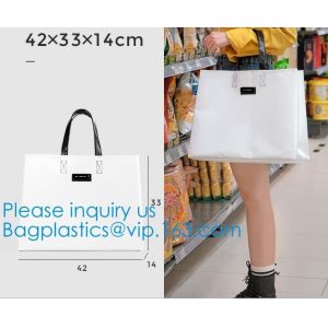 Waterproof PVC Tarpaulin Tote Bag Compact Portable Durable Tarpaulin Cloth