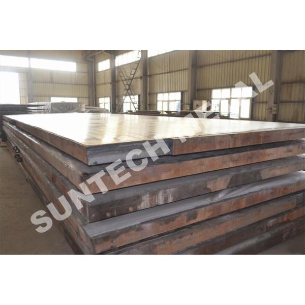 SB265 Gr.1 Titanium Clad Plate Square Tubesheet Auto Polished Inner Surface