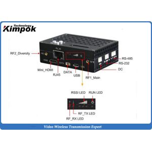 20km Range UAV Data Link 1W RF For Drones Video AES Encryption