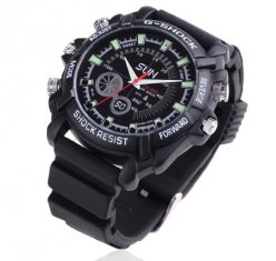 1080P camera watch with HD video recorder support IR camera