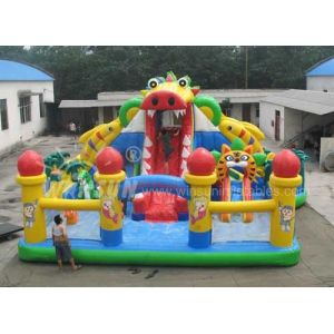 Dragon Inflatable Dry Slide 15x10m With Air Blower And Repair Kits